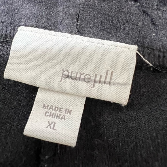 Pure Jill velvet straight leg elastic waist pants size Xl - Picture 8 of 10